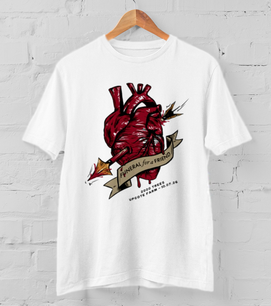 Funeral For A Friend Heart 2008 Those Upon Hope 25.02.08 T-Shirt