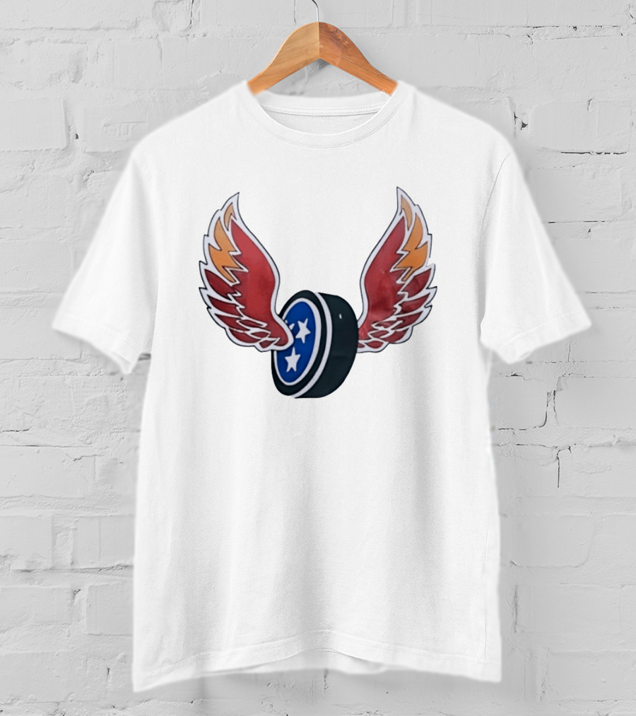 Tennessee Winged Puck Stars Hockey T-Shirt