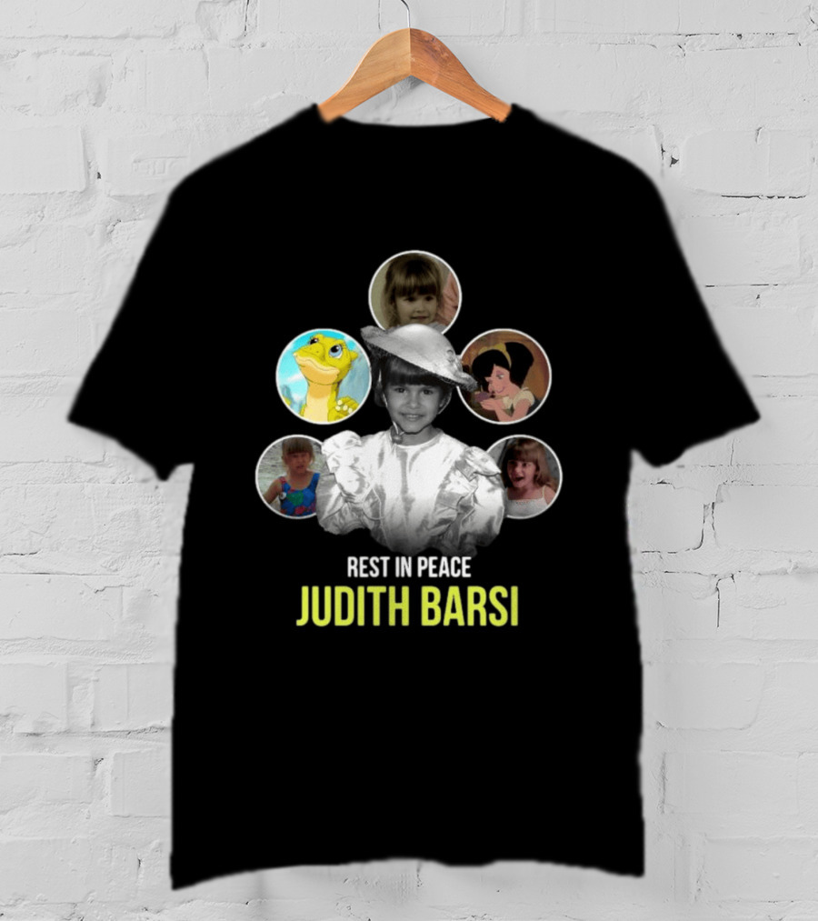 Rest In Peace Judith Barsi Tribute With Memorable Childhood Images T-Shirt