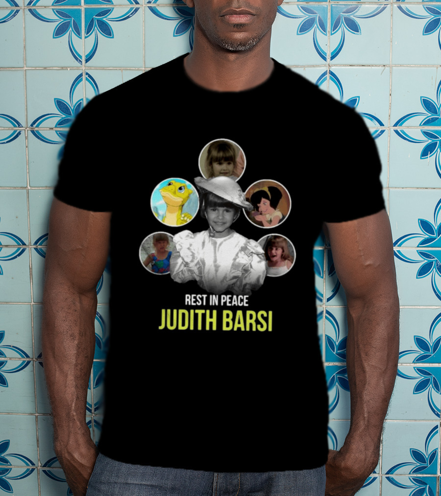 Rest In Peace Judith Barsi Tribute With Memorable Childhood Images T-Shirt