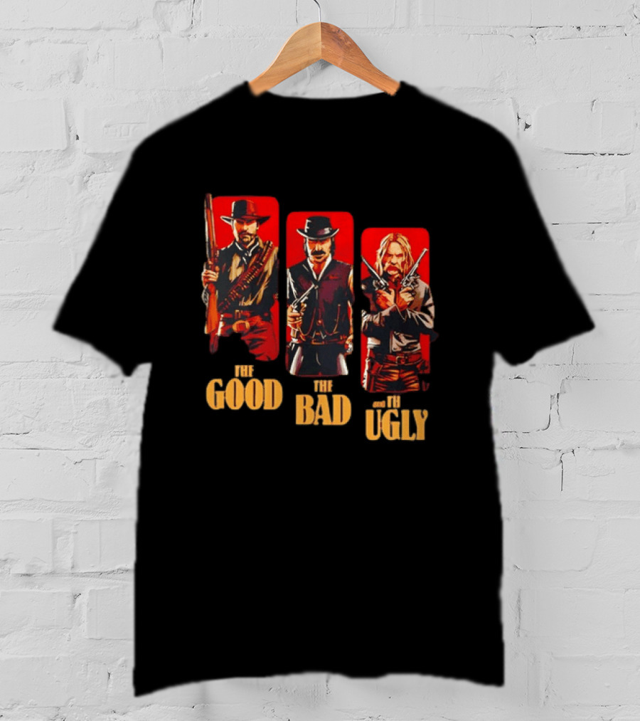 Red Dead Redemption Western Outlaws The Good The Bad The Ugly T-Shirt