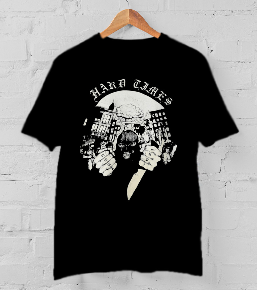 Hard Times Swags Cro Urban Masked Knife Figure Streetwear T-Shirt