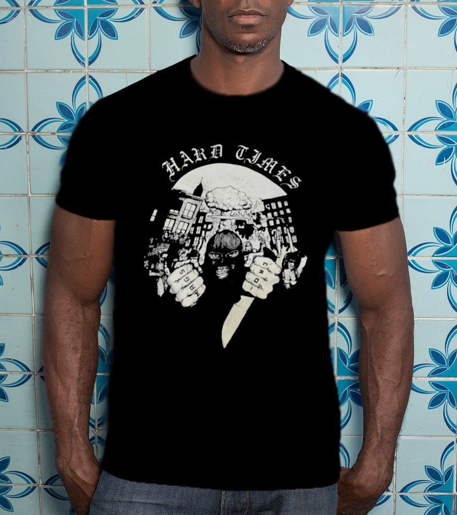 Hard Times Swags Cro Urban Masked Knife Figure Streetwear T-Shirt