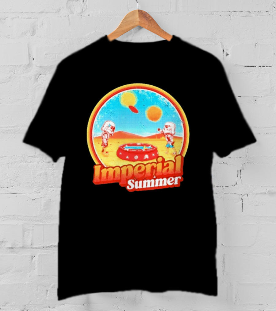 Summer Fun Star Wars Stormtrooper Imperial Beach Scene T-Shirt