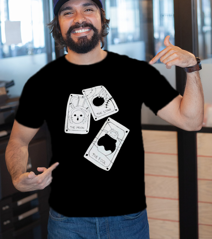 Studio Ghibli Tarot Cards The Moon The Star The Fool Collection T-Shirt