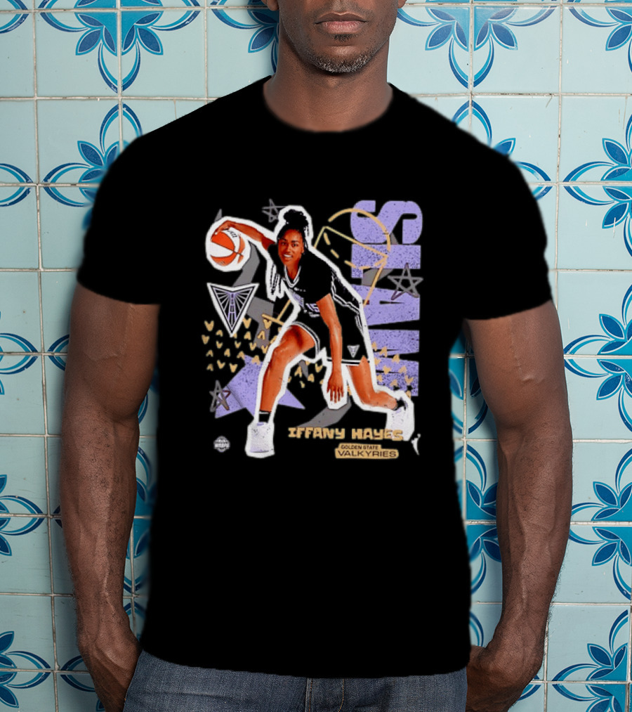 Tiffany Hayes Golden State Valkyries Basketball WNBA 15 T-Shirt