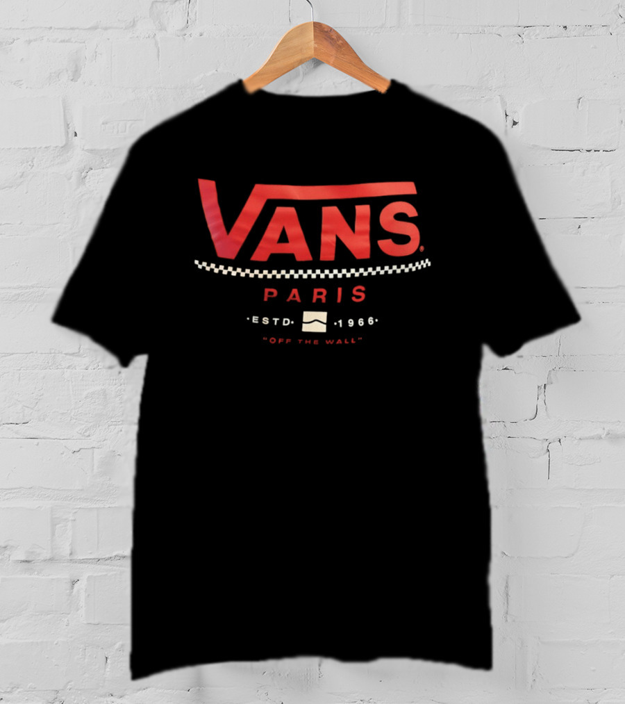 Vans Paris Estd 1966 Off The Wall T-Shirt