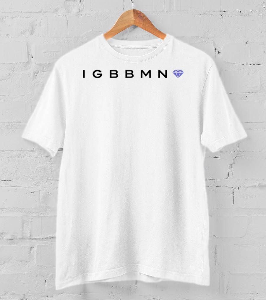 IGBBMN Diamond Minimalist Blue Gem T-Shirt