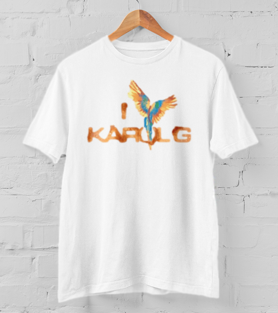 I Love Karol G Parrot Bird T-Shirt