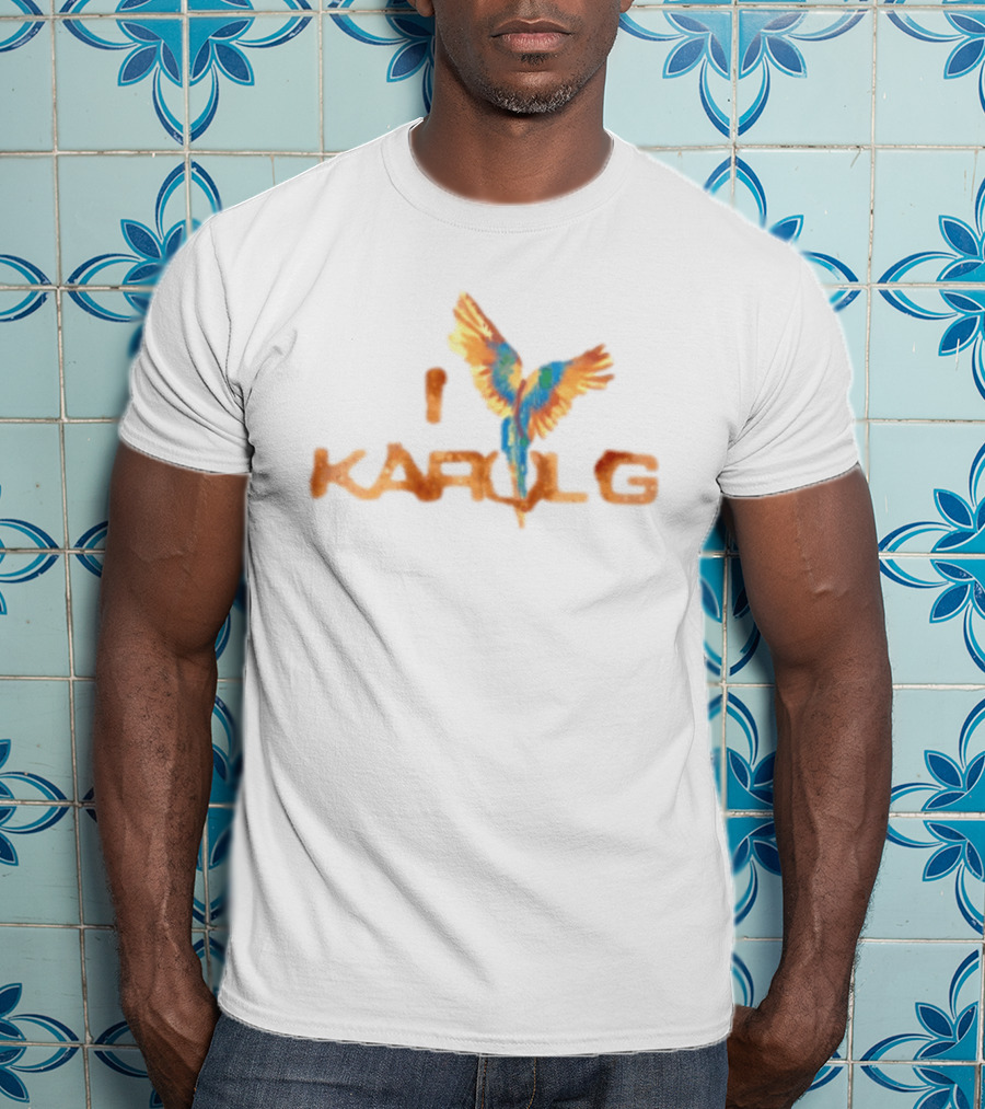 I Love Karol G Parrot Bird T-Shirt