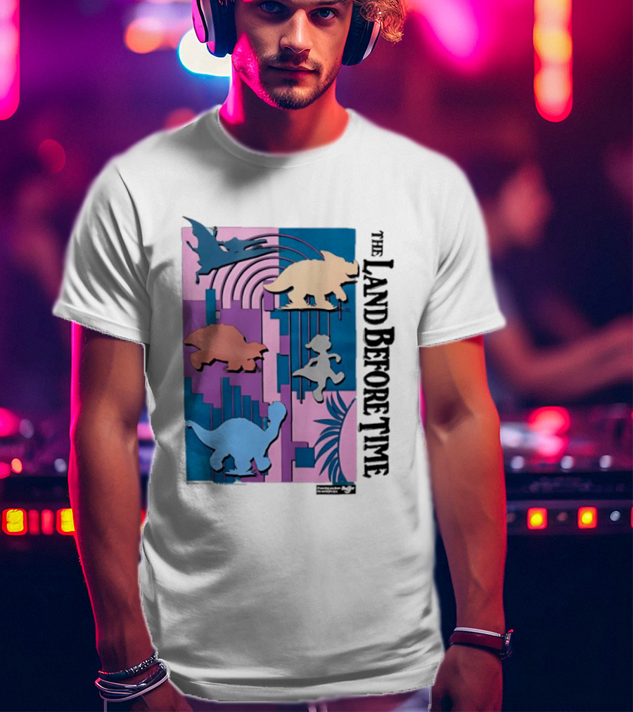 The Land Before Time Littlefoot Cera Petrie Ducky Spike T-Shirt