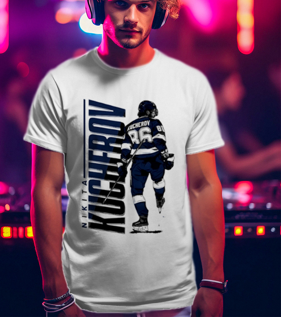 Nikita Kucherov Tampa Bay Lightning NHL Player Skating Number 86 T-Shirt