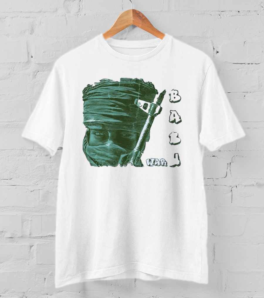 War Baby Soldier With Rifle And Turban T-Shirt