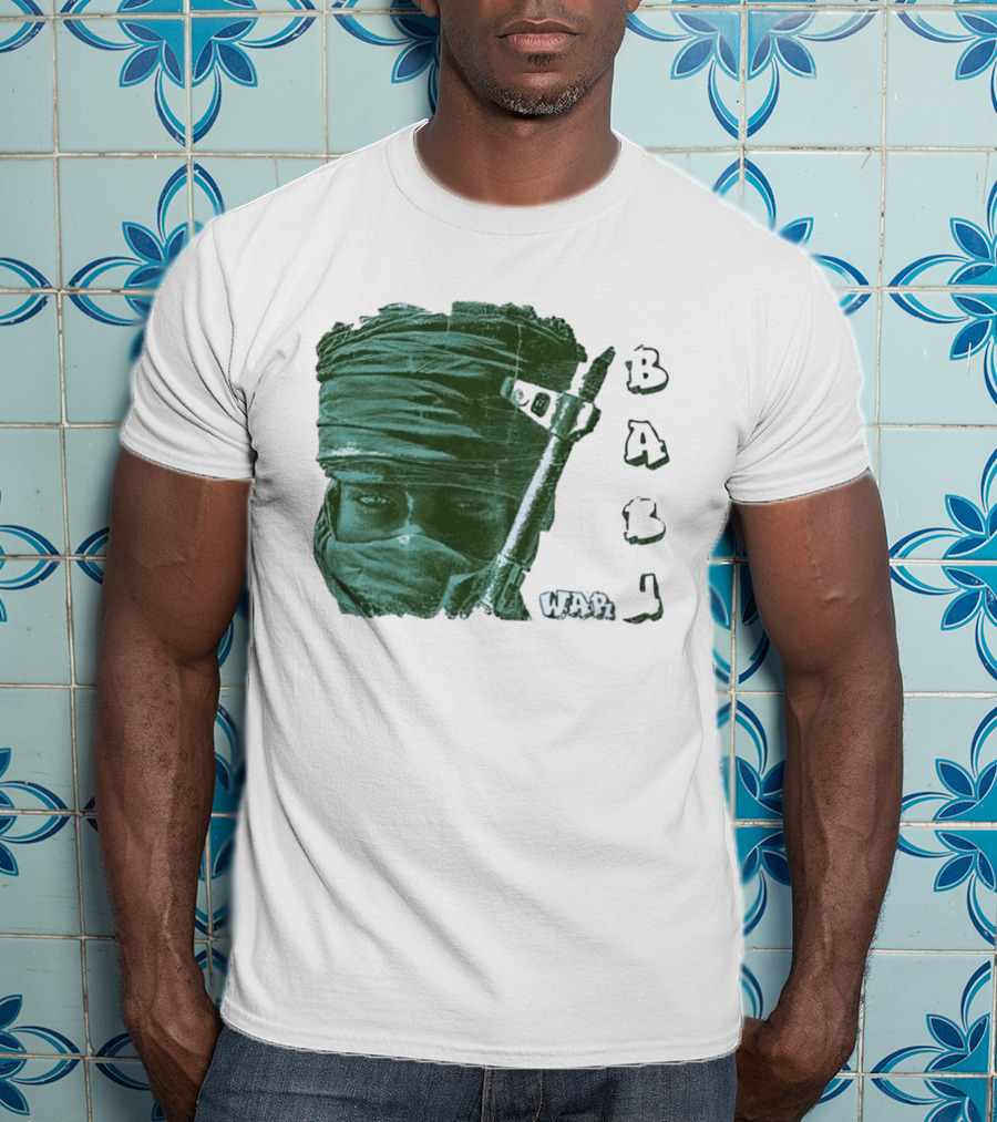 War Baby Soldier With Rifle And Turban T-Shirt