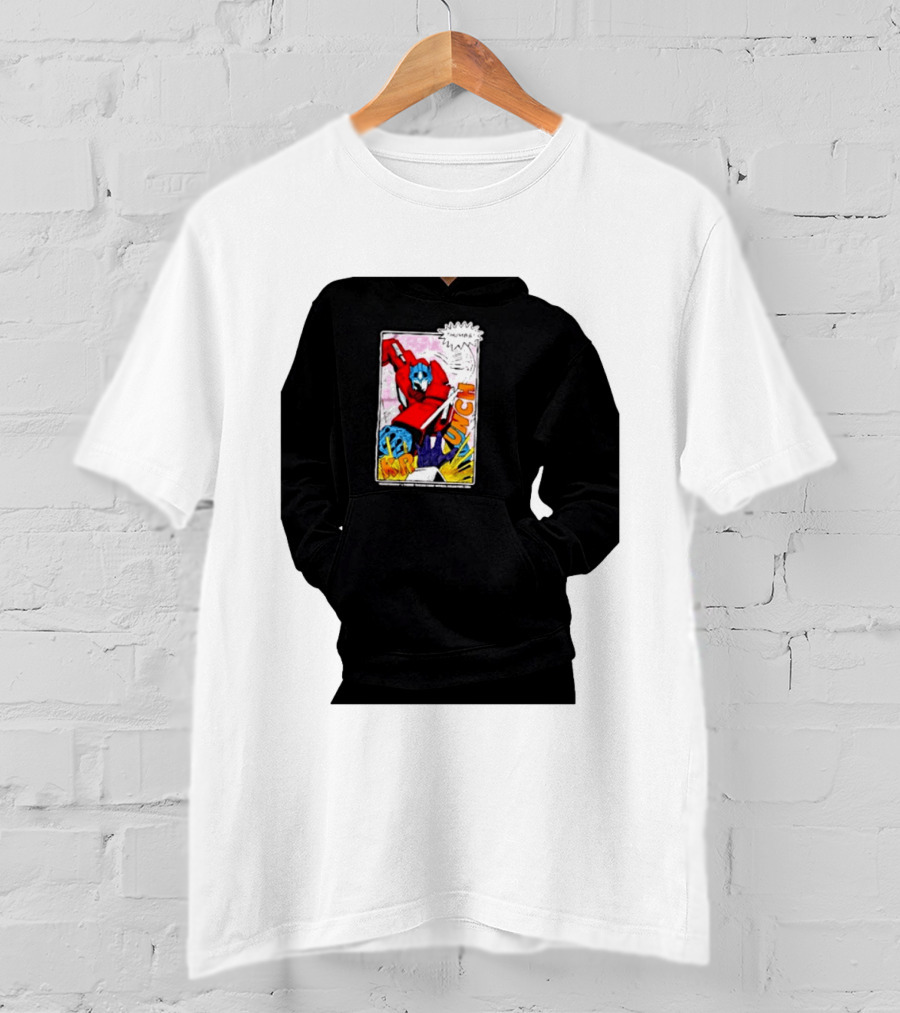 Optimus Prime Transformers Pow Krunch Comic T-Shirt
