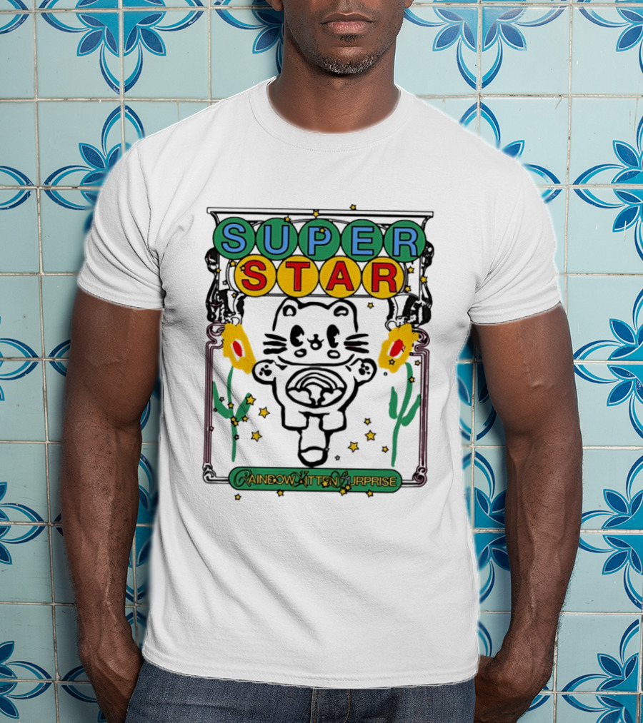 Super Star Rainbow Kitten Surprise RKS Indie Rock T-Shirt