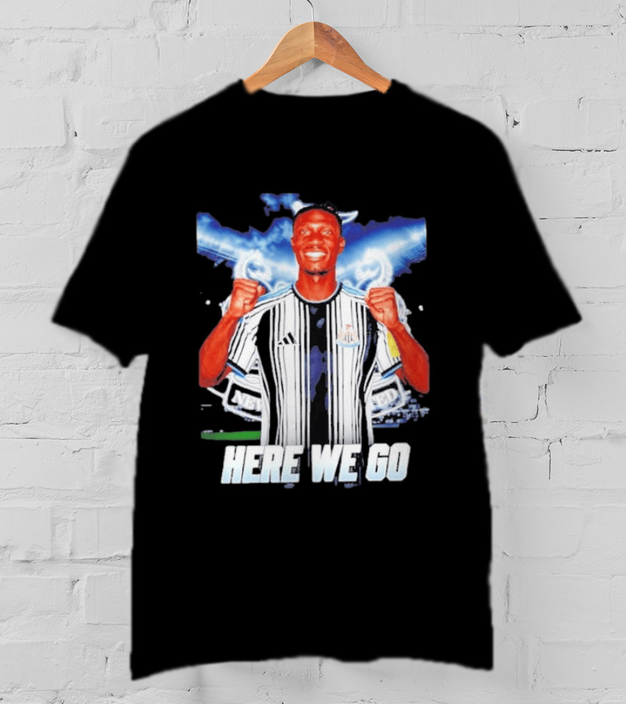 Aladji Bamba Newcastle United Here We Go T-Shirt