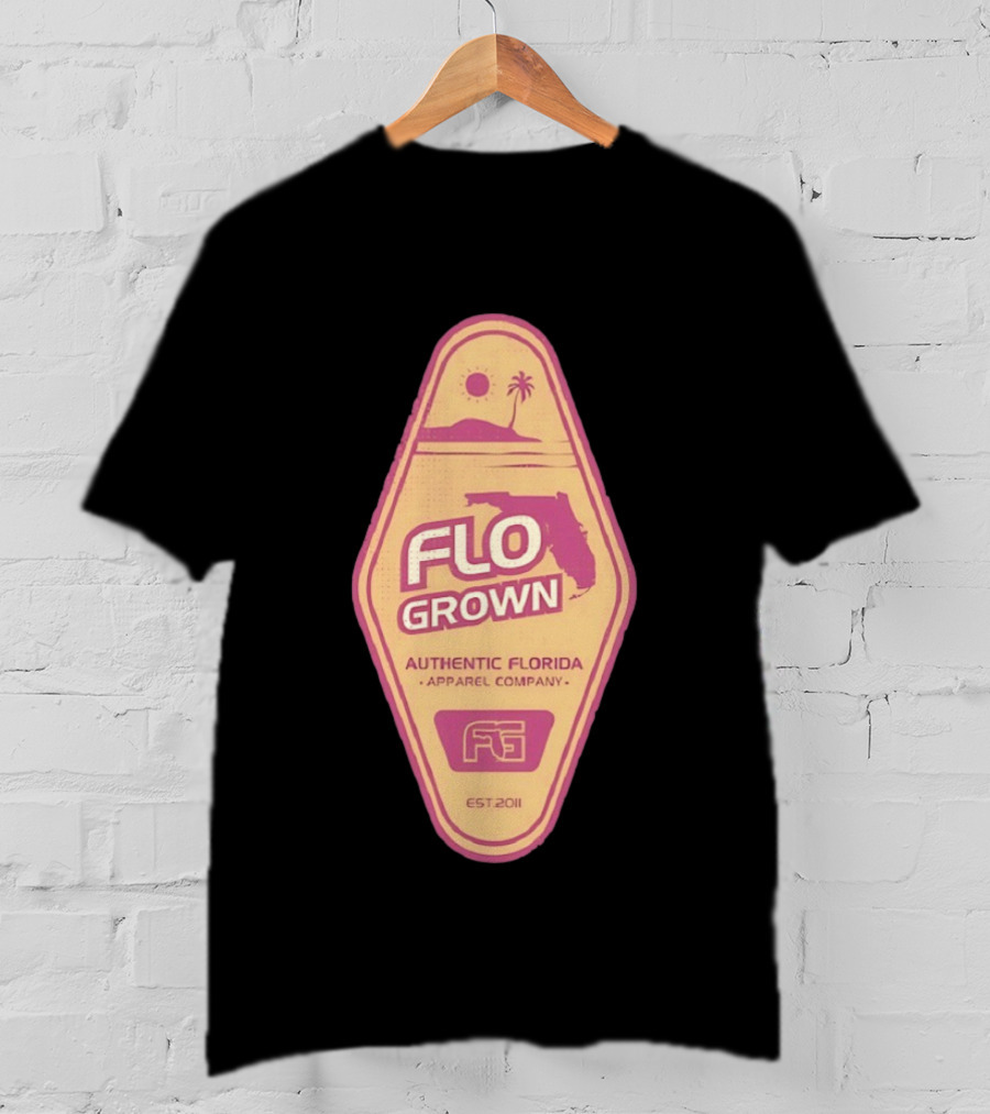 Flo Grown Authentic Florida Apparel Company Est 2011 T-Shirt