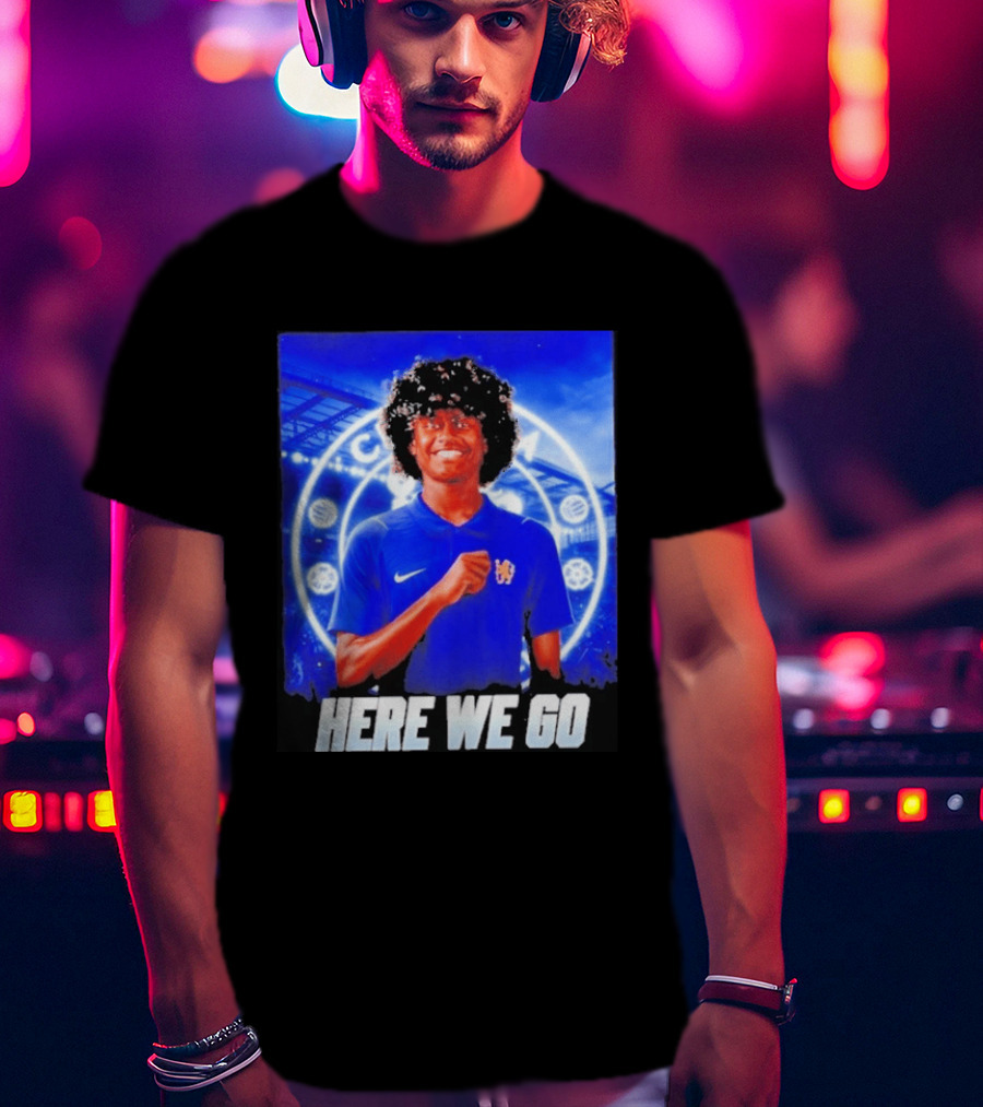 Benji Flowers Chelsea Football Here We Go T-Shirt