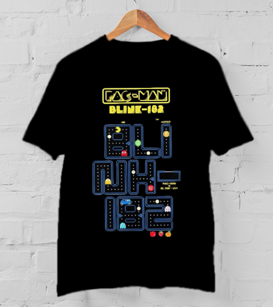 Pac Man Blink 182 Collaboration San Diego Comic Con 2026 T-Shirt