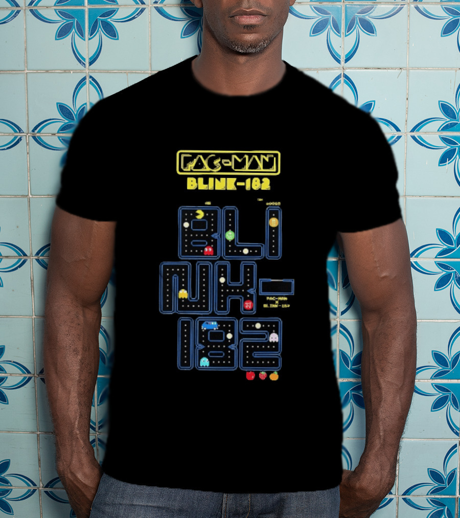 Pac Man Blink 182 Collaboration San Diego Comic Con 2026 T-Shirt