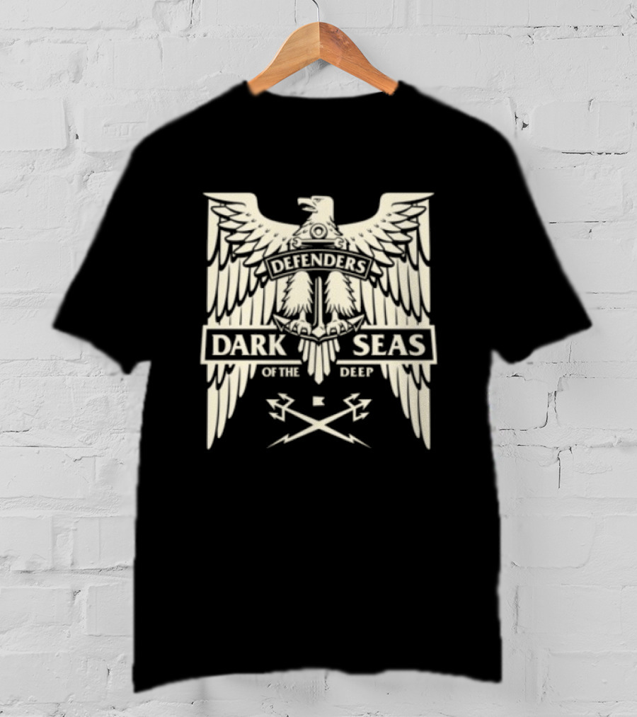 Dark Seas Defenders Of The Deep Homeland Stock LS Black T-Shirt