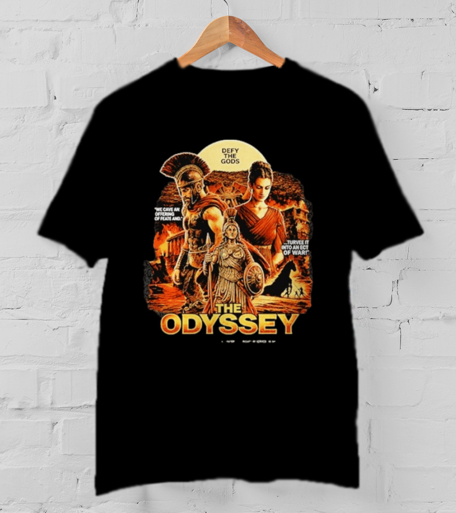 The Odyssey Defy The Gods Greek Mythology Warrior Achilles Helen Of Troy T-Shirt