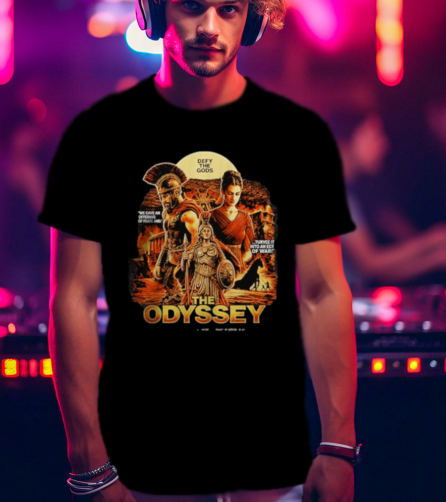 The Odyssey Defy The Gods Greek Mythology Warrior Achilles Helen Of Troy T-Shirt
