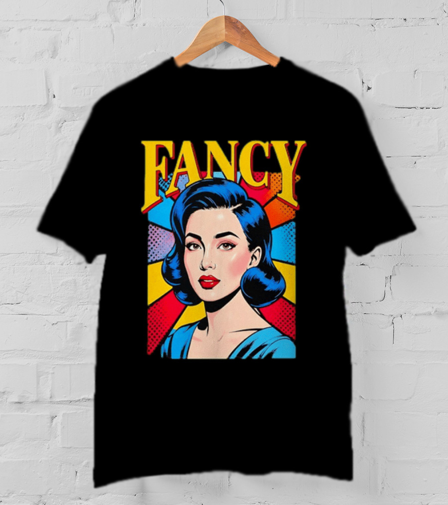 Fancy Pop Art Comic Woman T-Shirt