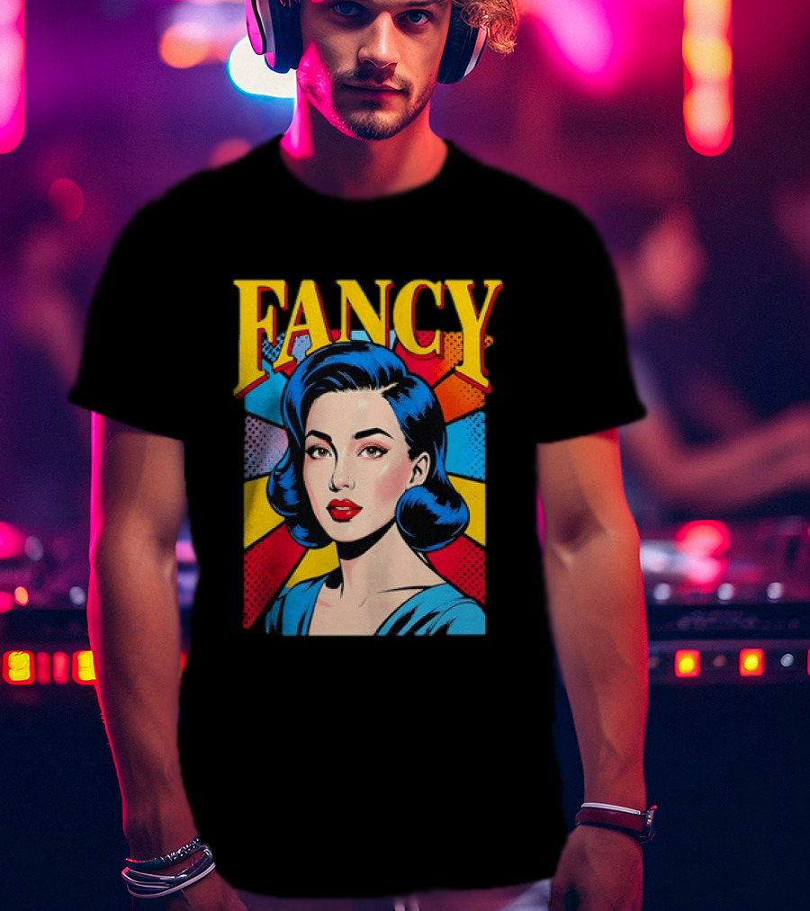 Fancy Pop Art Comic Woman T-Shirt