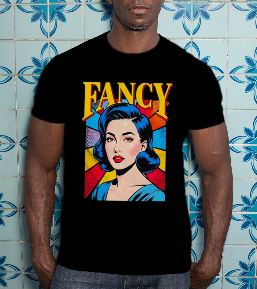 Fancy Pop Art Comic Woman T-Shirt