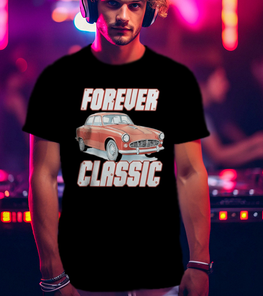 Forever Classic Volvo P1800 Vintage Car T-Shirt