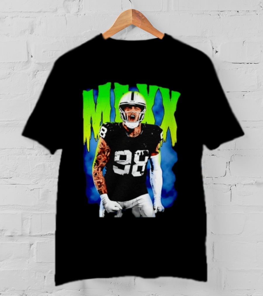 Maxx Crosby 98 Las Vegas Raiders Football Player Jersey T-Shirt