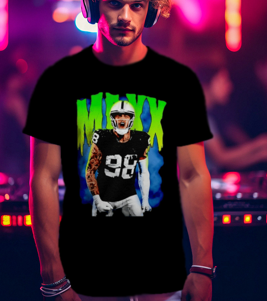 Maxx Crosby 98 Las Vegas Raiders Football Player Jersey T-Shirt