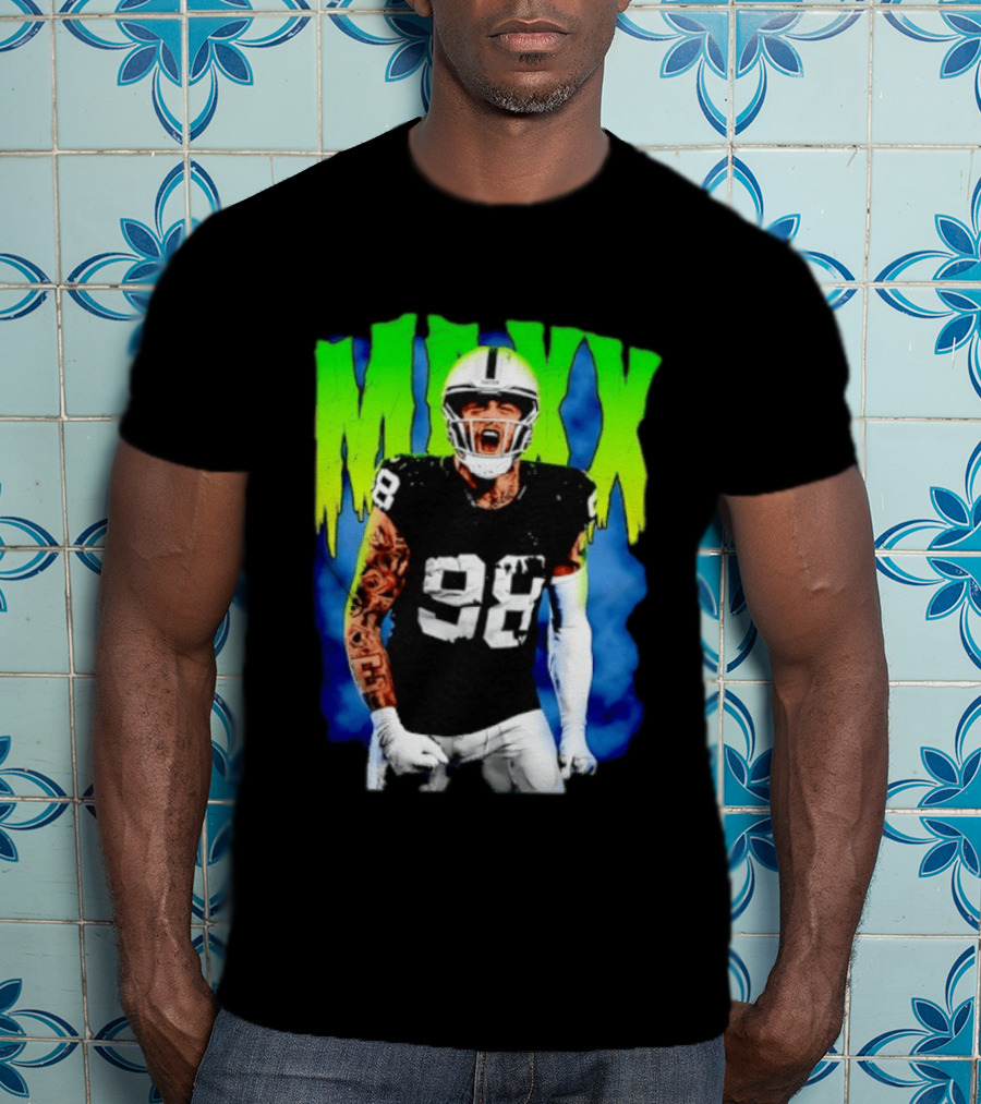 Maxx Crosby 98 Las Vegas Raiders Football Player Jersey T-Shirt