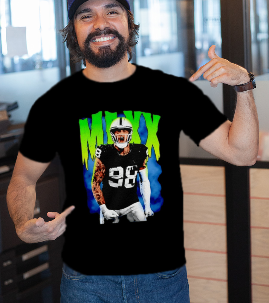 Maxx Crosby 98 Las Vegas Raiders Football Player Jersey T-Shirt