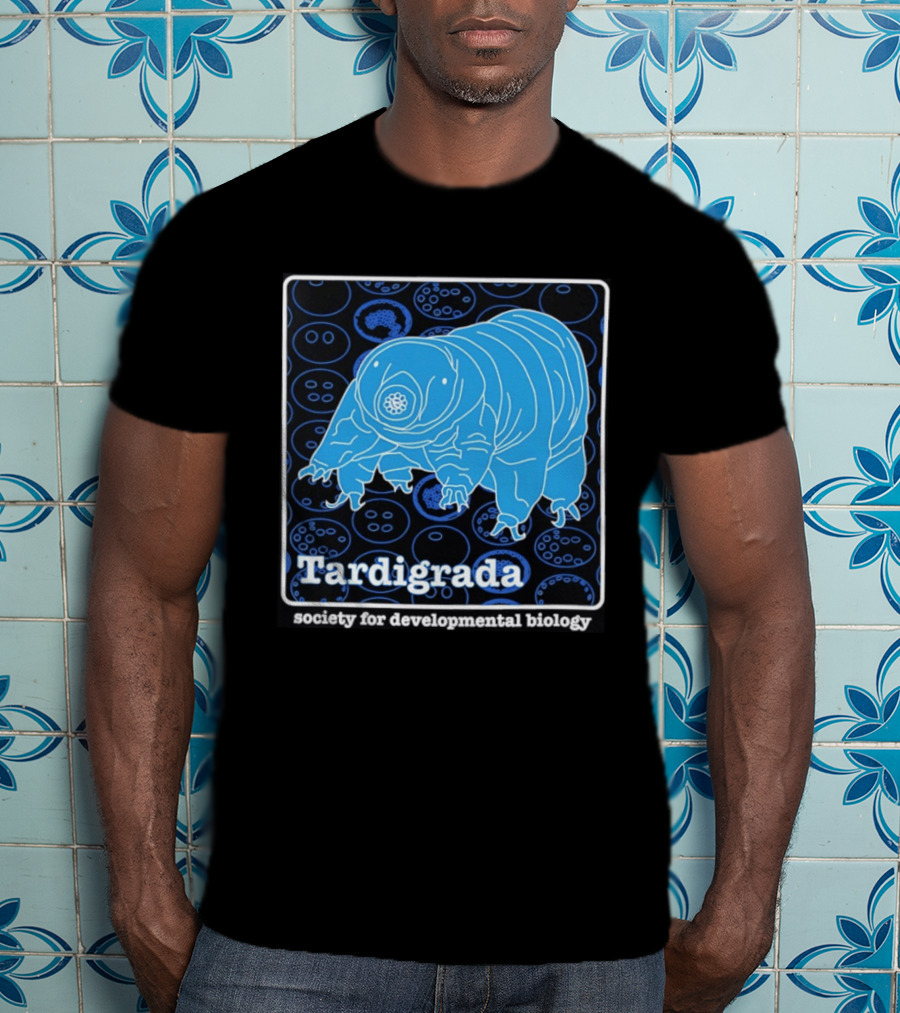 Tardigrada Society For Developmental Biology Blue Water Bear T-Shirt