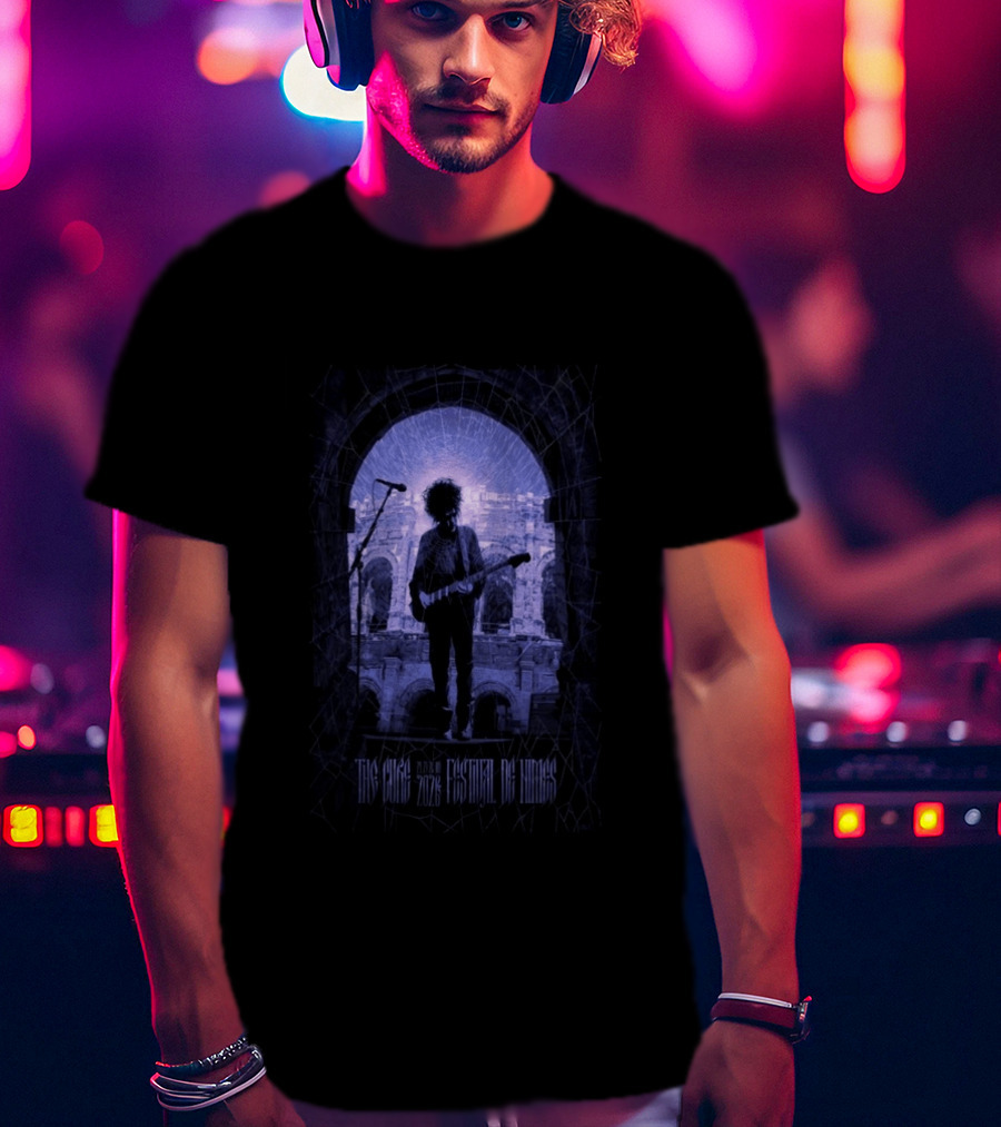 The Cure 2026 Festival De Nimes July 24 26 France Concert T-Shirt