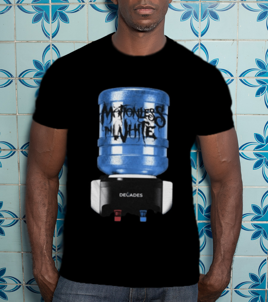 Motionless In White Coworker Band Of The Year Blue Water Cooler Decades T-Shirt
