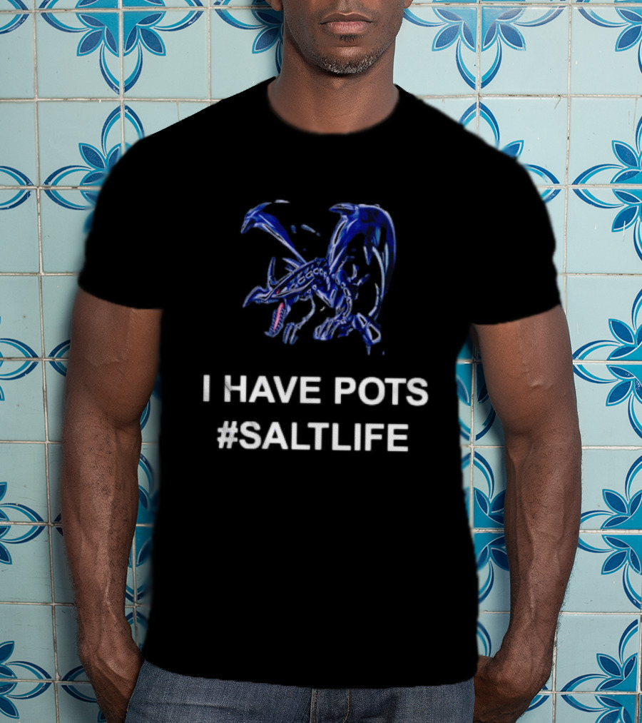 I Have POTS Red Eyes Black Dragon SaltLife T-Shirt