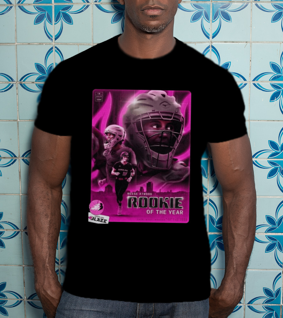 Reese Atwood Rookie Of The Year 2026 Carolina Blaze AUBL Rookie Of The Year T-Shirt