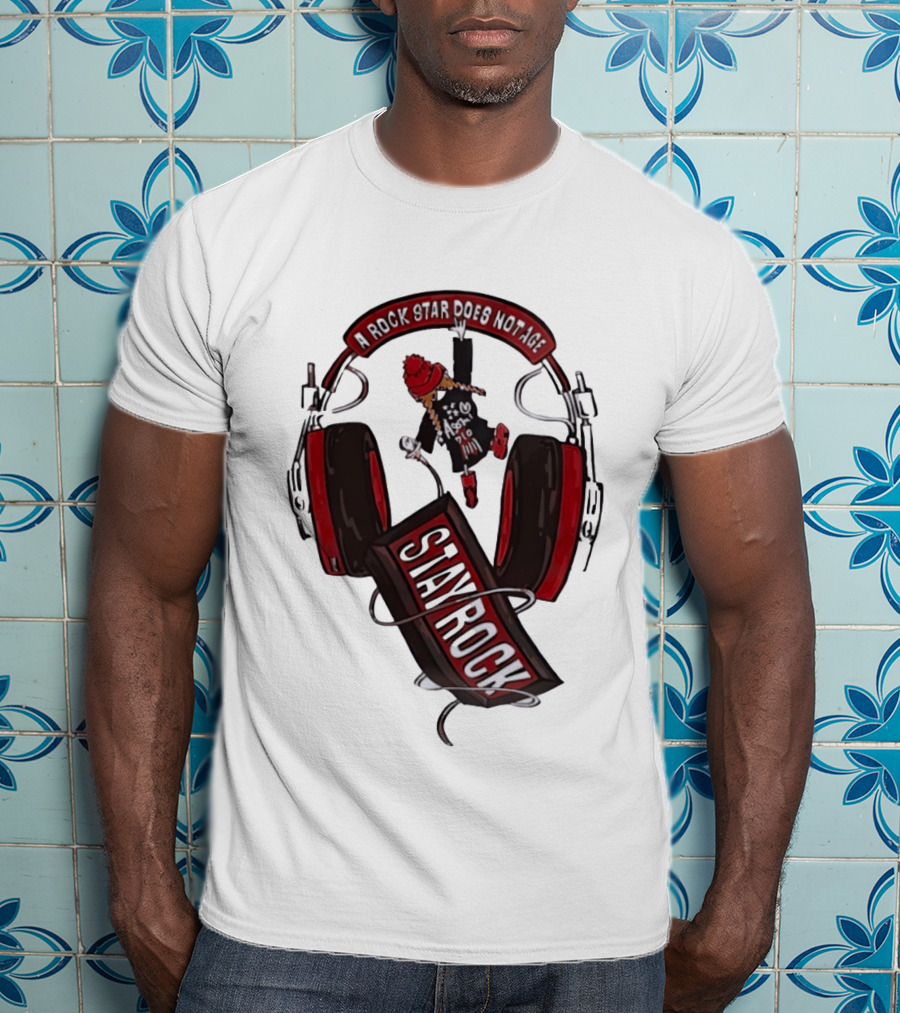 Stay Rock A Rock Star Does Not Age Music Lover T-Shirt