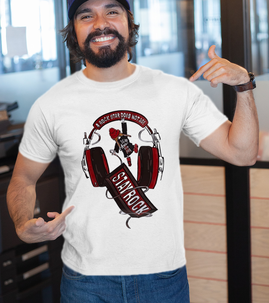 Stay Rock A Rock Star Does Not Age Music Lover T-Shirt