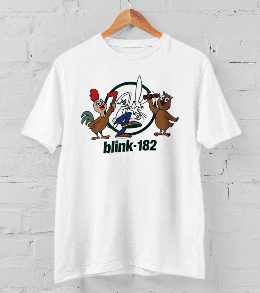 Blink 182 San Diego Comic Con 2026 Cartoon Characters 7 Eleven Collaboration T-Shirt