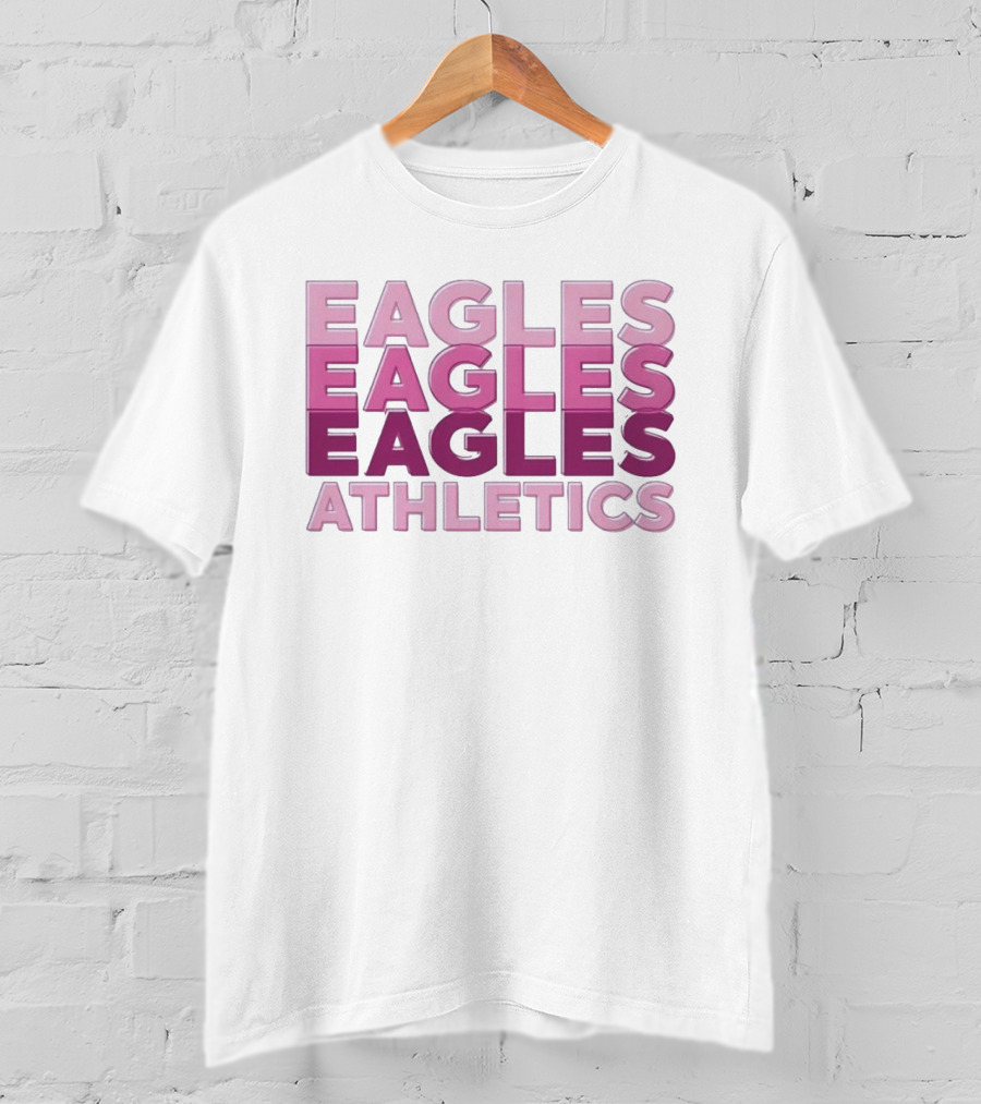 Eagles Athletics Pink Ombré T-Shirt