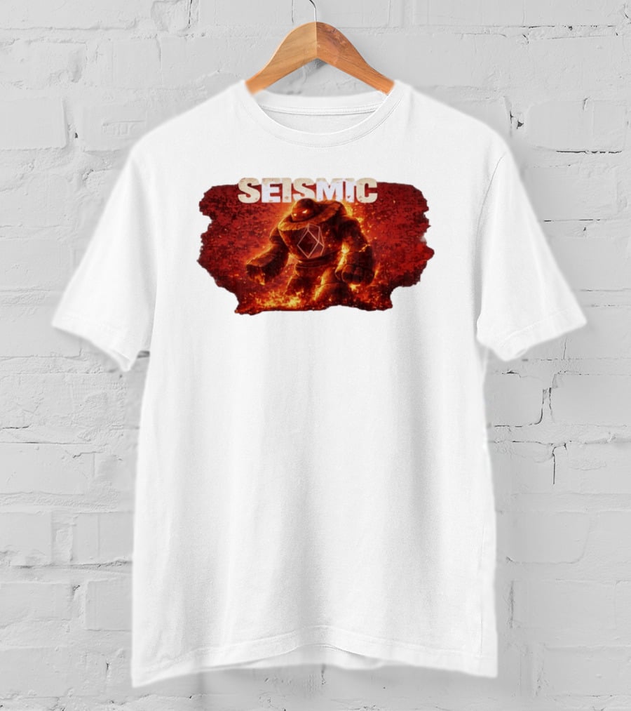 Seismic Magnitude Lava Golem Erupts With Power T-Shirt