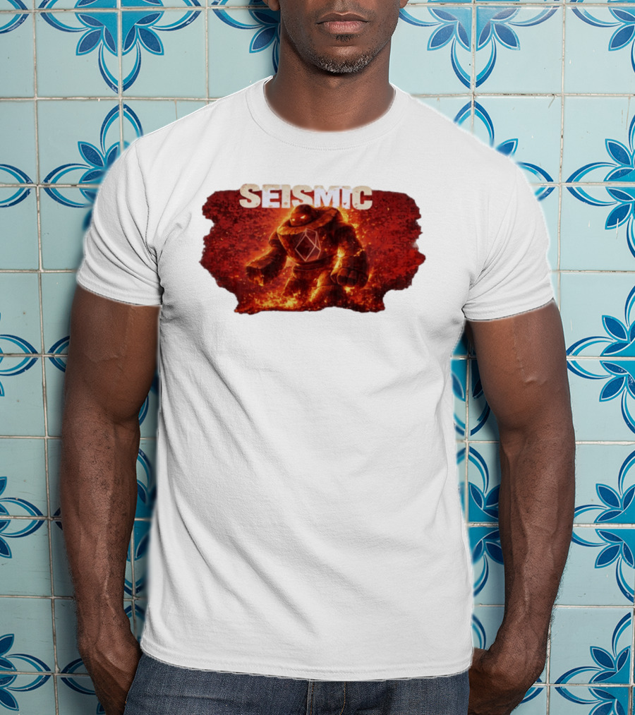Seismic Magnitude Lava Golem Erupts With Power T-Shirt
