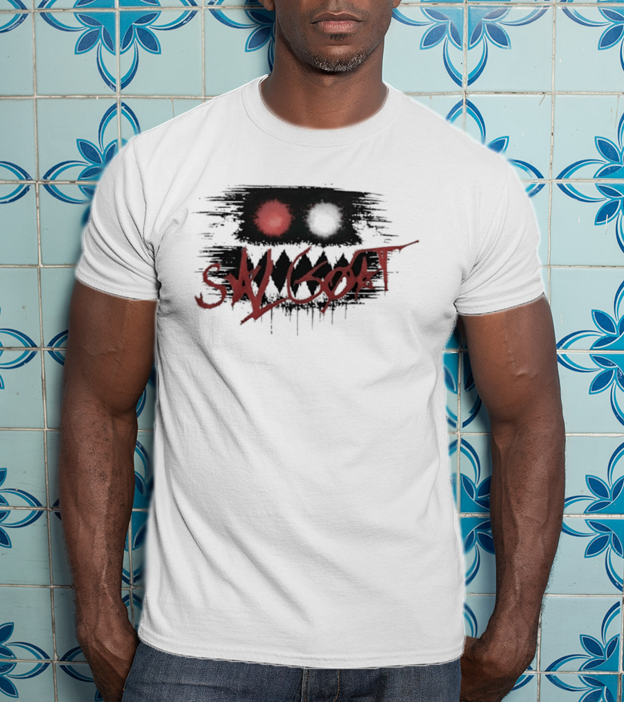 SK Goat Distressed Streetwear Urban Edgy Graffiti T-Shirt