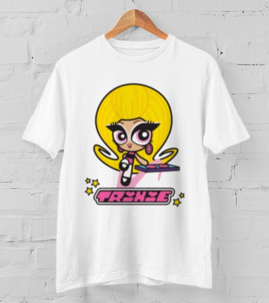 Trixie Mattel Spd Babydoll Pink Cartoon Character Stars T-Shirt