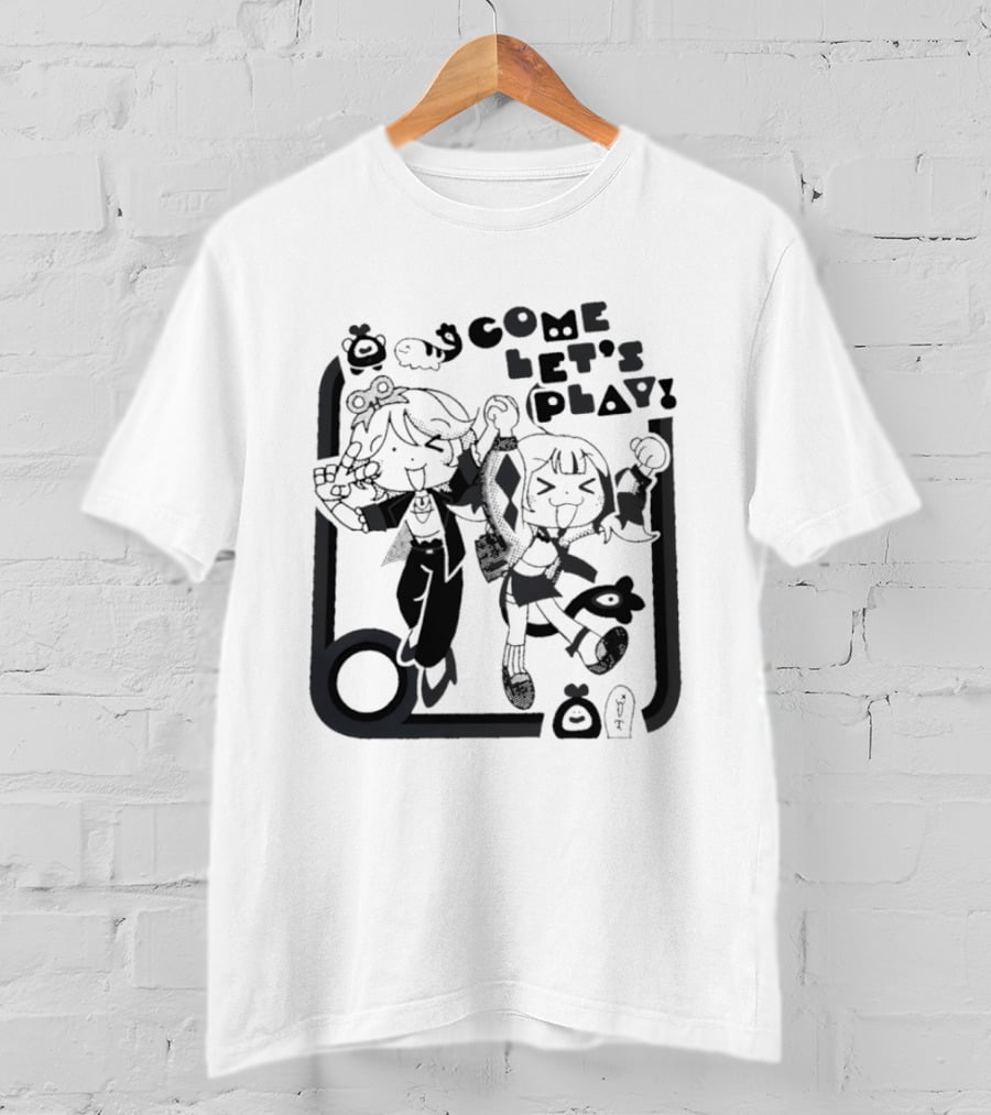Tsukasa Tenma Emu Otori Project Sekai Come Let's Play Fun T-Shirt